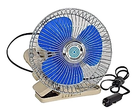 Oto Vantilatör 12" Mandallı Döner Başlıklı Fan 24 Volt