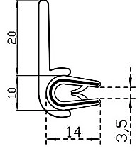 Yandan Etekli Fitil - Havalık Fitili / Metre