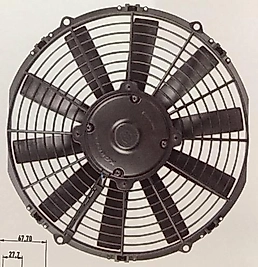 Klima Fan Motoru Axiel 11'' 12 volt