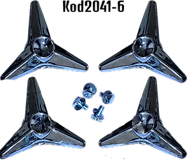 Fırfır Yıldız Sac 4 Adet Takım Kod:2041-5