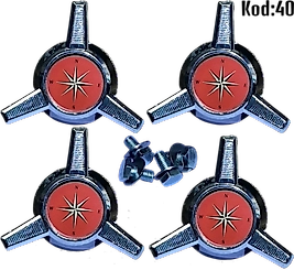 Fırfır 3 Kanat Mustang ES40 Takım - 4 ad.