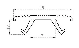 Koltuk Montaj Fitili Geniş Çatallı 10344 / Metre