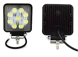 Kare 9 Led Çalışma Lambası