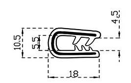 Saclı Geçme Fitil / Metre