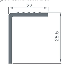 Alüminyum Köşebent Orta Geniş 20x30/5 Metre