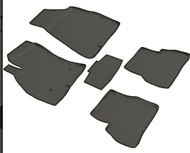 Fiat Doblo Refref 4D Havuzlu Kauçuk Paspas 2010 2022 Siyah