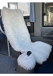Koltuk Peluşu  Beyaz / Siyah