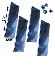 Piramit Fırfır Büyük Boy Takım - 4 ad.